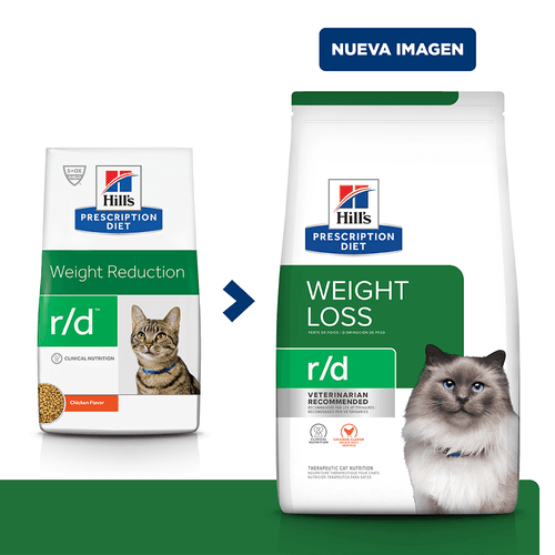 Comida Para Gato Hills Prescription Diet Reducción De Peso R/D Pollo