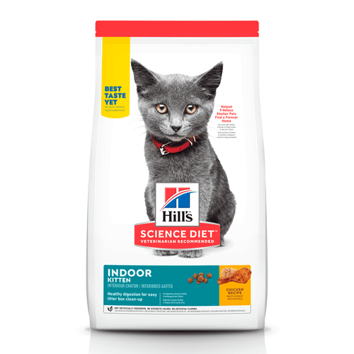 Comida Para Gato Hills Kitten Indoor Pollo
