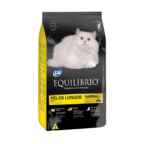 Comida Para Gato Equilibrio Adulto Pelos Largos