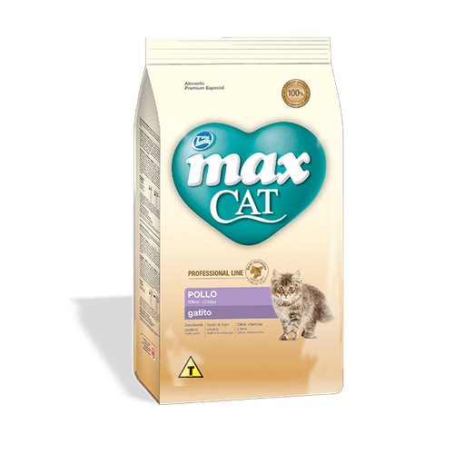 Comida Para Gato Max Cat Professional Line Kitten Frango