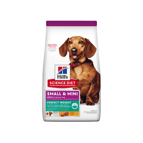 Comida Para Perro Hills Adult Perfect Weight Dog Razas Pequeñas y Mini
