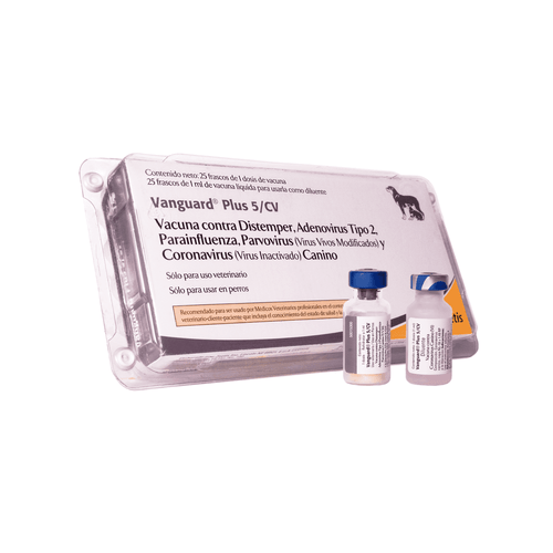Vacuna Para Perro Vanguard Plus 5 Cv- Puppy + Corona