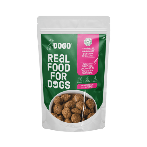 Comida Para Perro Dogo De Albondigas Sabor Cerdo