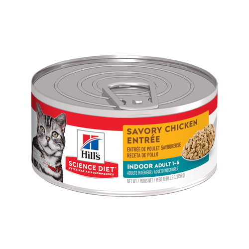 Comida Húmeda Para Gato Hills Indoor Savory Chicken