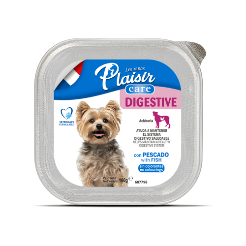Alimento humedo Para Perro Care Digestive  Plaisir Con Pescado