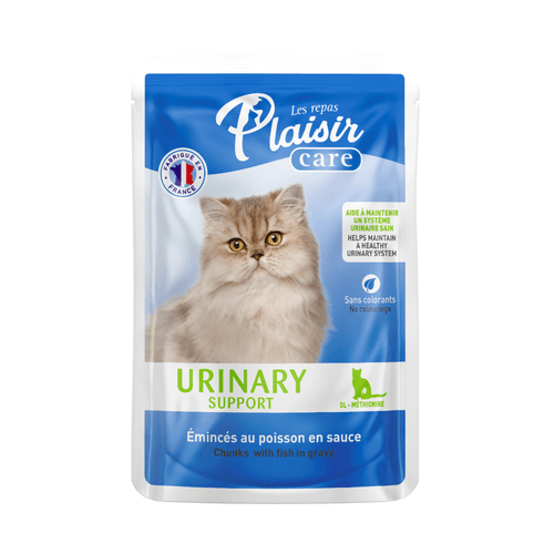 Alimento humedo  Para Gato Plaisir Care Urinary  Trocitos Con Pescado En Salsa